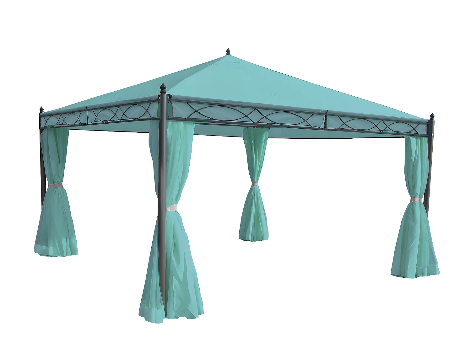 Zijgevel pergola Calpe III (set van 4),  turquoise