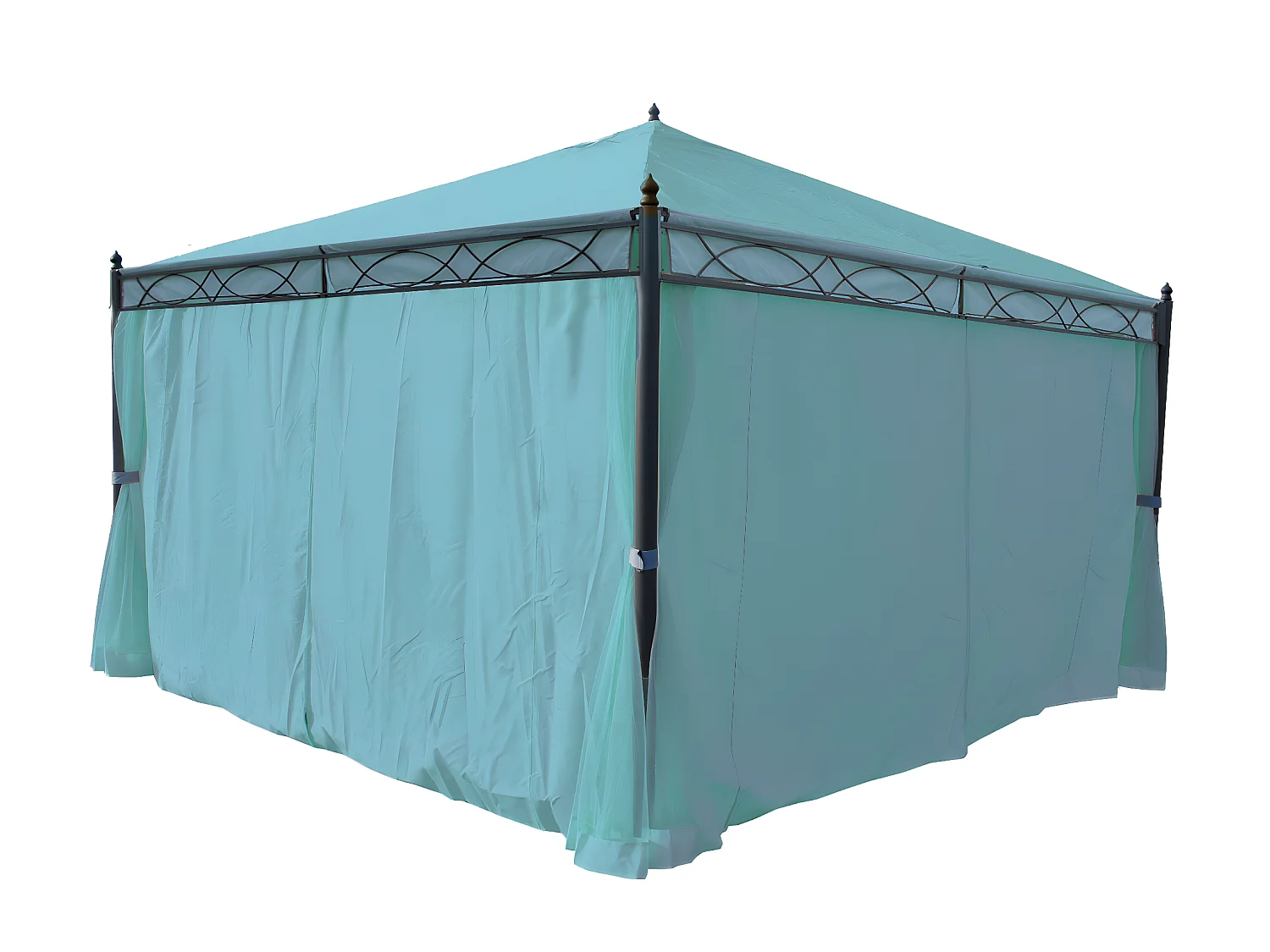 Zijgevel pergola Calpe III (set van 4),  turquoise