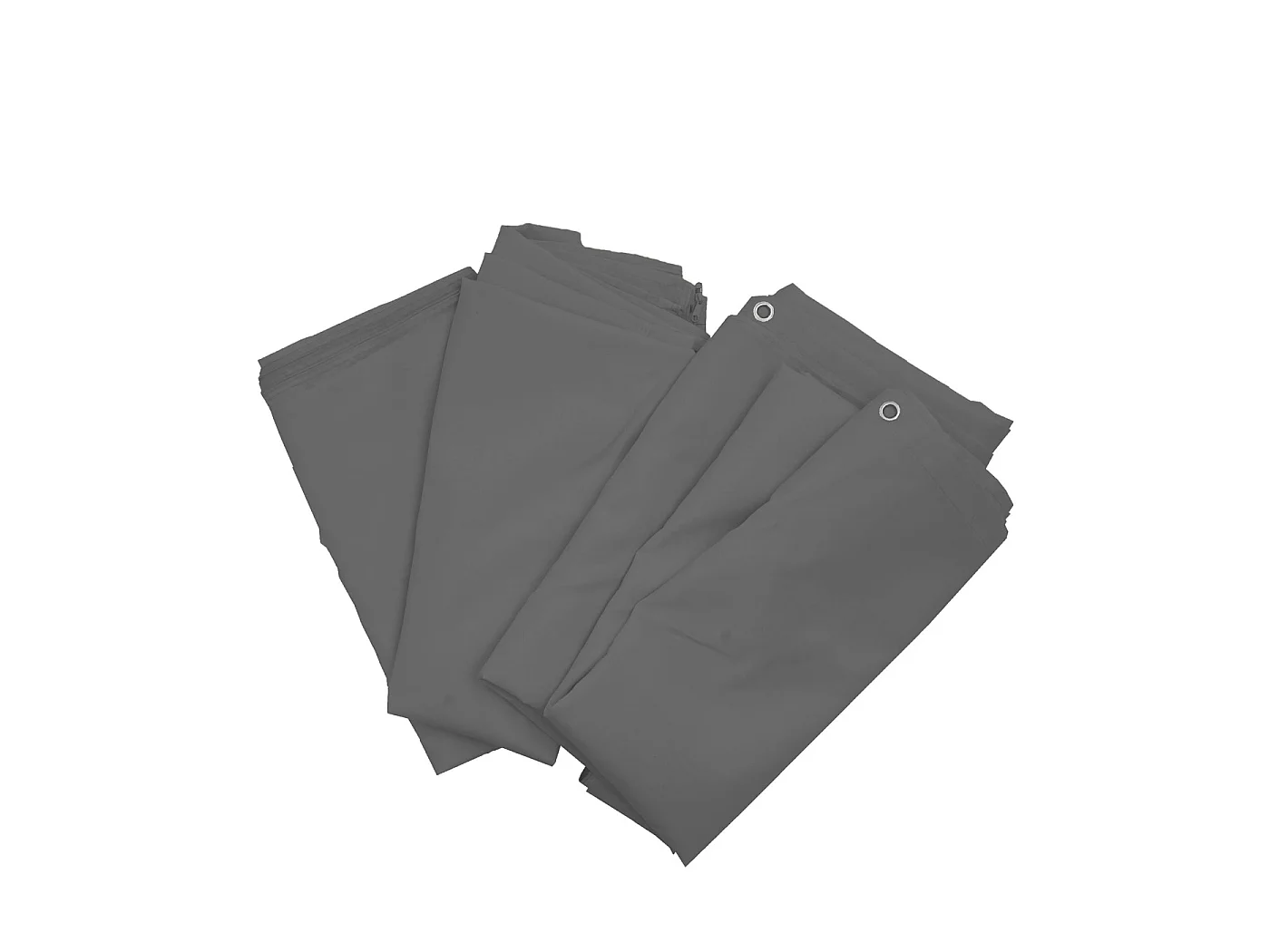 Zijgevel pergola Calpe III (set van 4),  grijs