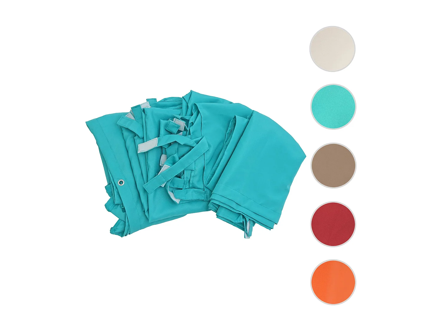 Paroi latérale Pergola MCW-A22, set de 4 pièces,  turquoise