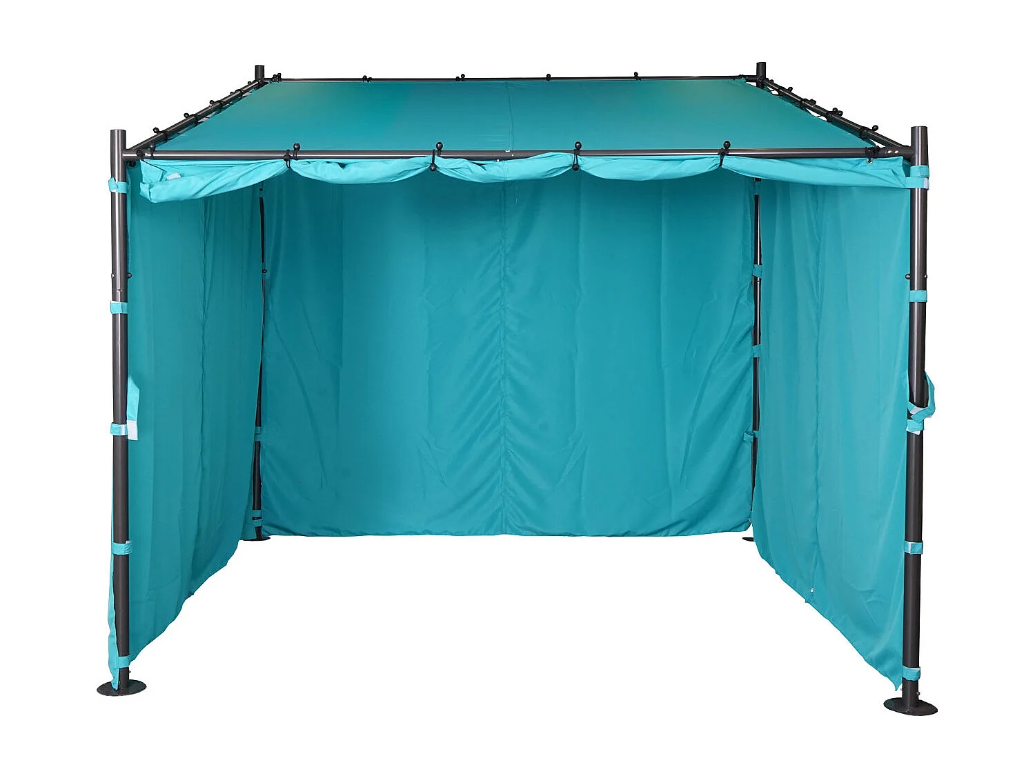 Paroi latérale Pergola MCW-A22, set de 4 pièces,  turquoise
