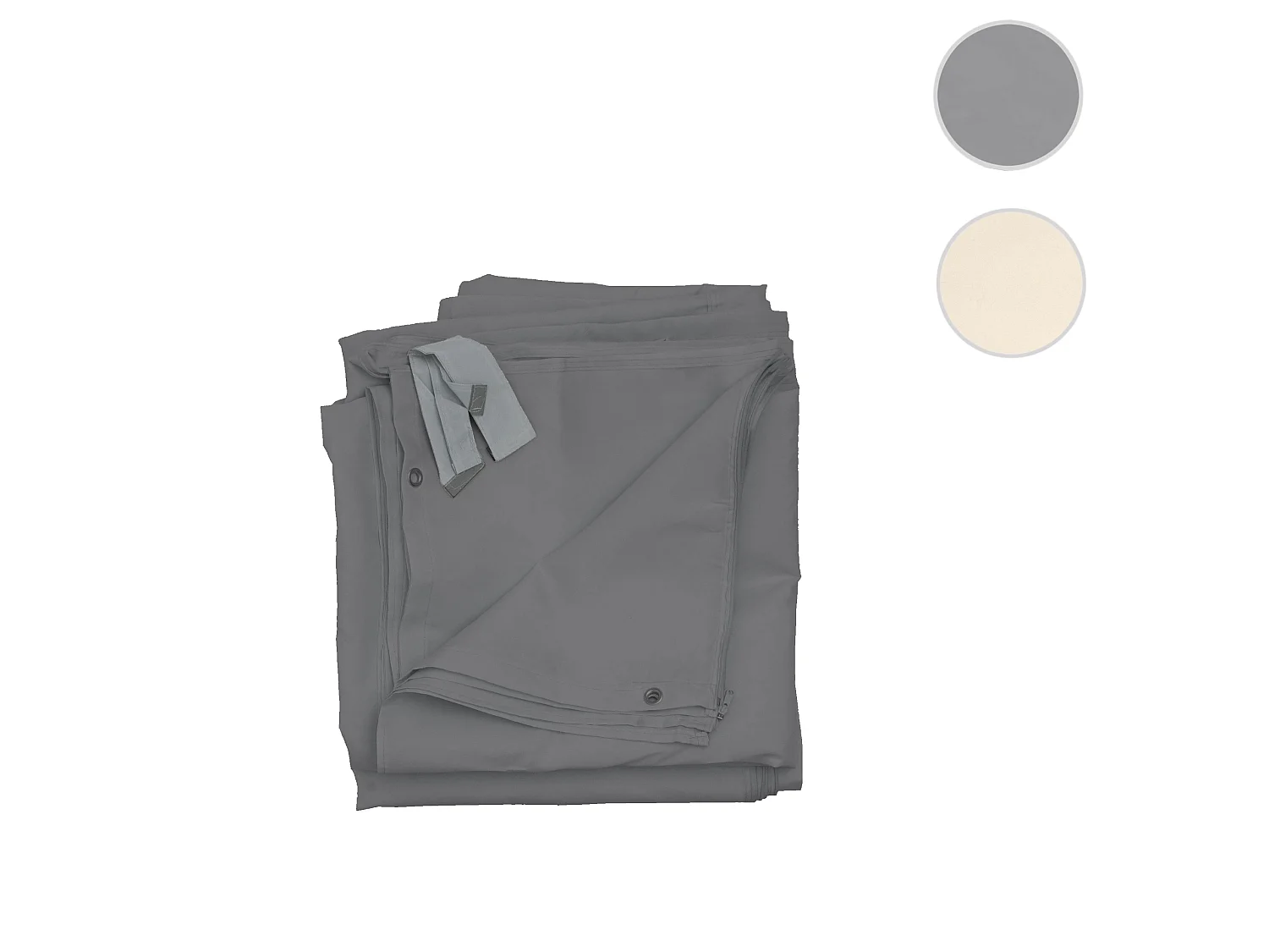 Pérgola de pared lateral Calpe II (juego de 4),  gris