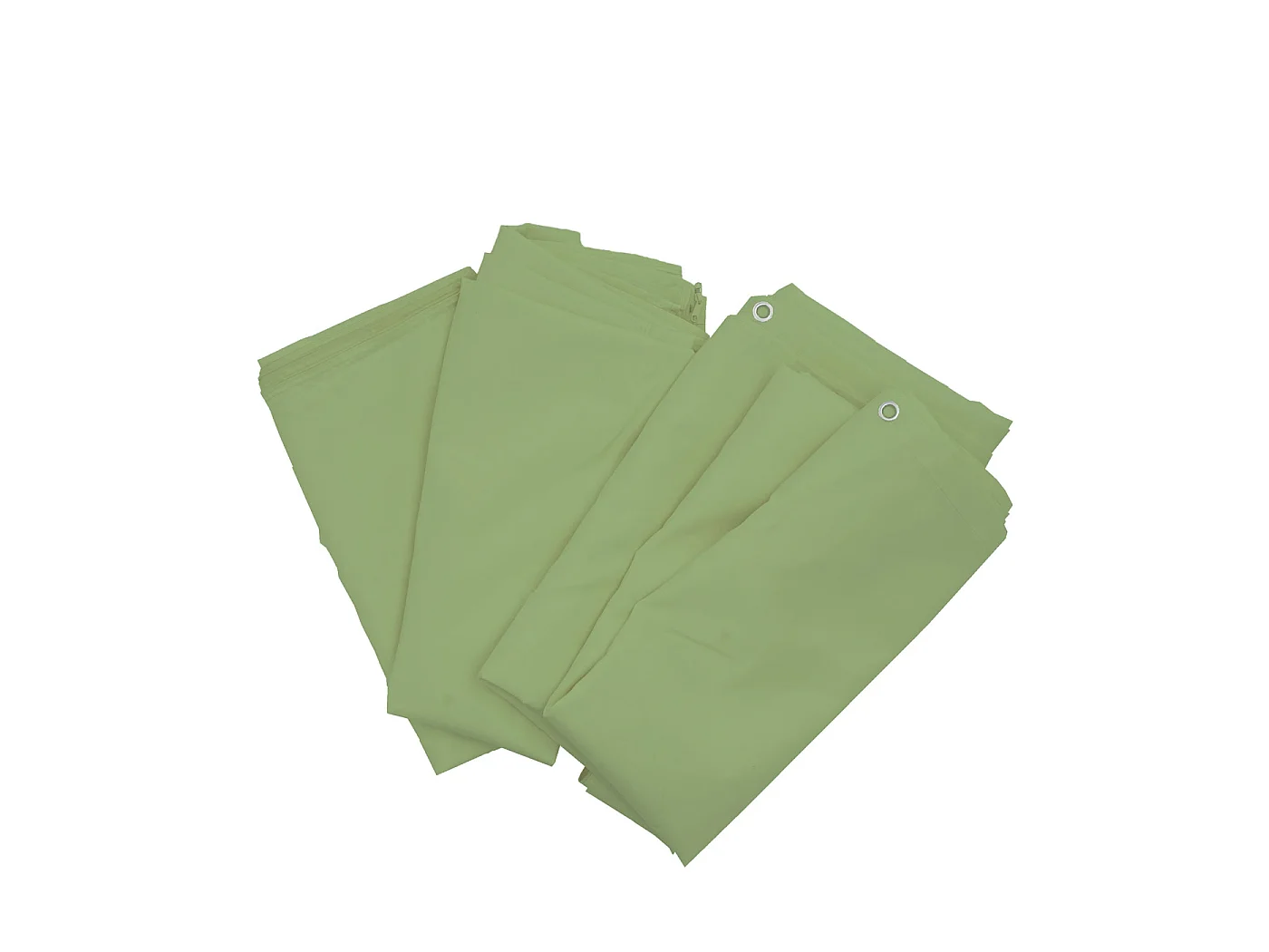 Paroi latérale pour pergola Calpe 4x4m,  vert