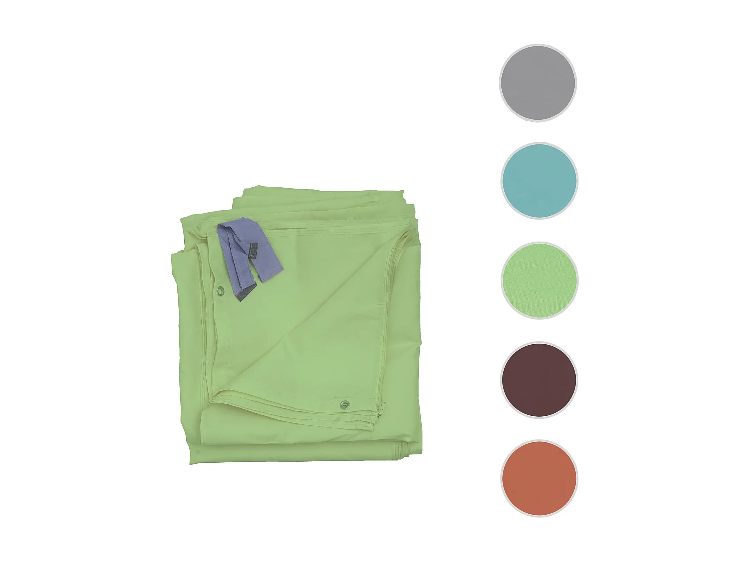 Paroi latérale pour pergola Calpe 4x4m,  vert