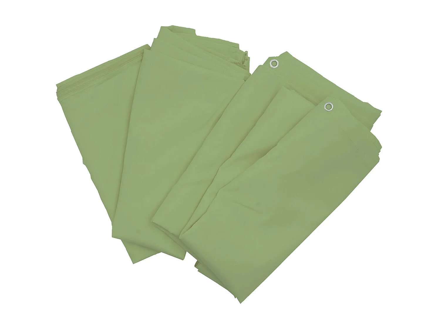 Paroi latérale pour pergola Calpe 4x4m,  vert