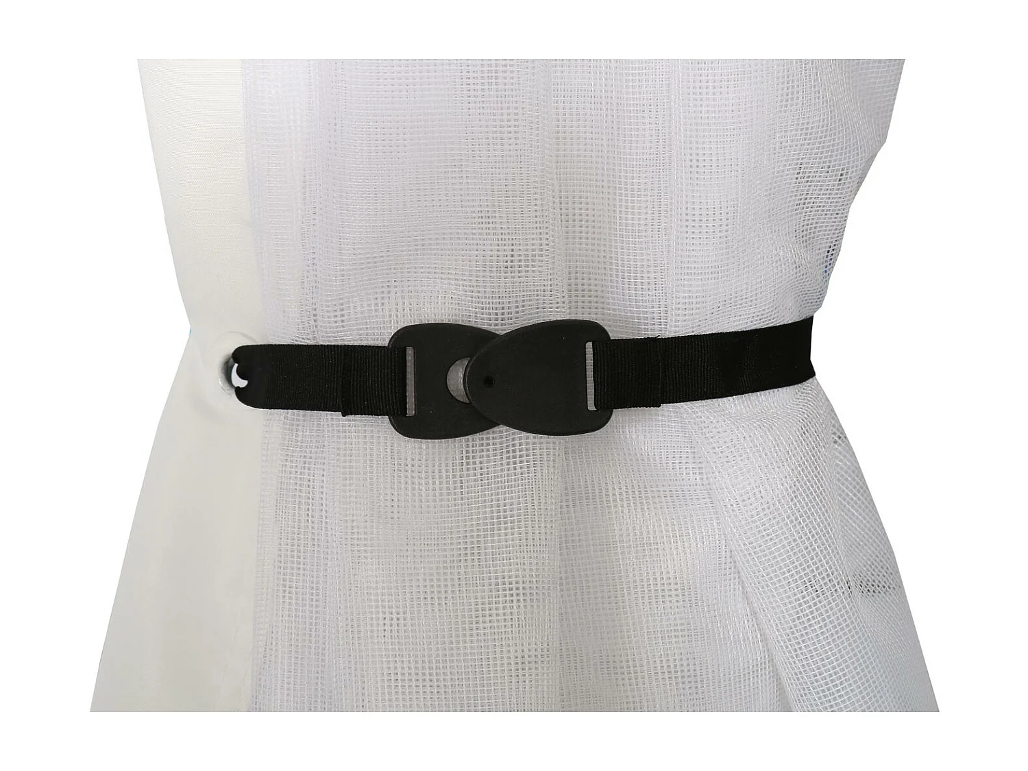 Panel lateral para pérgola MCW-J32,  4x3m blanco