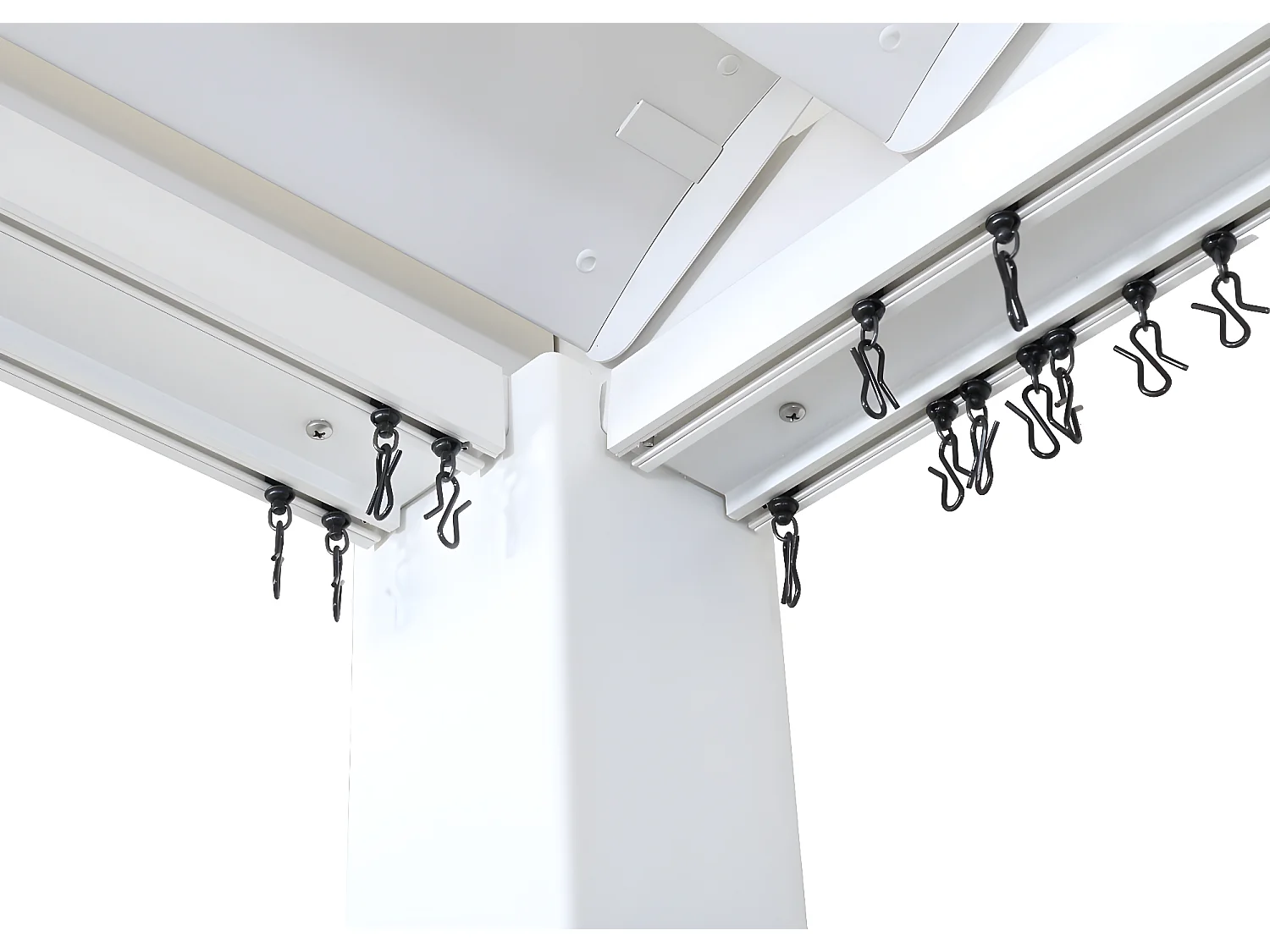 Paroi latérale pour pergola MCW-J32,  4x3m blanc