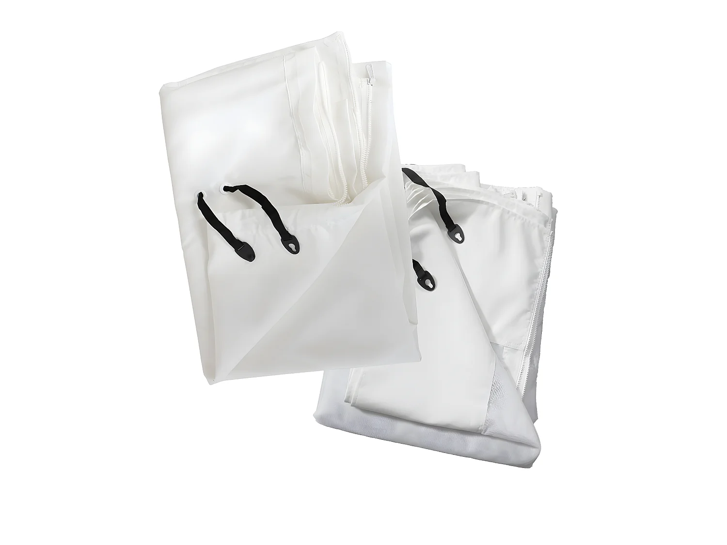 Paroi latérale pour pergola MCW-J32,  4x3m blanc