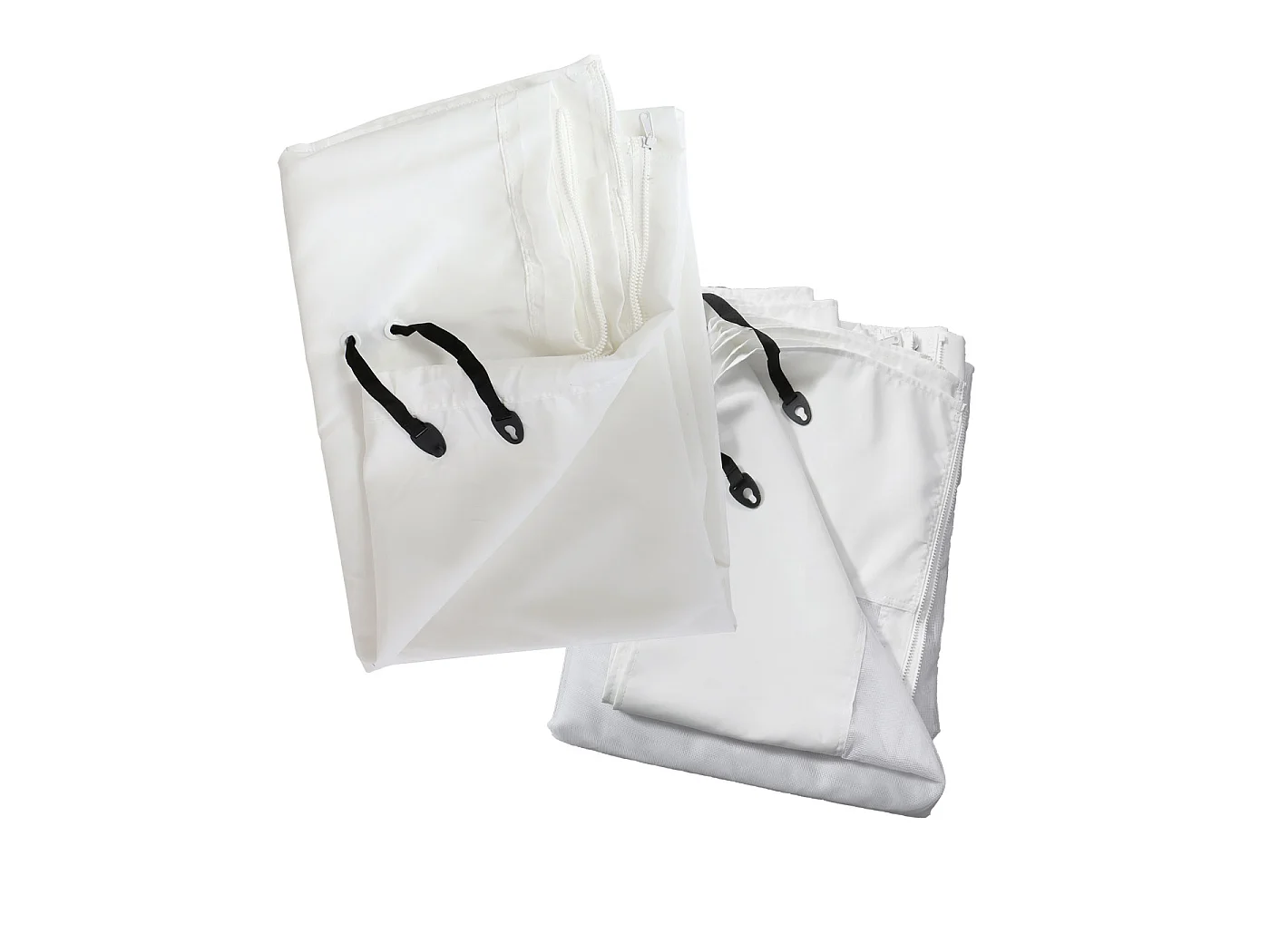 Paroi latérale pour pergola MCW-J32,  4x3m blanc