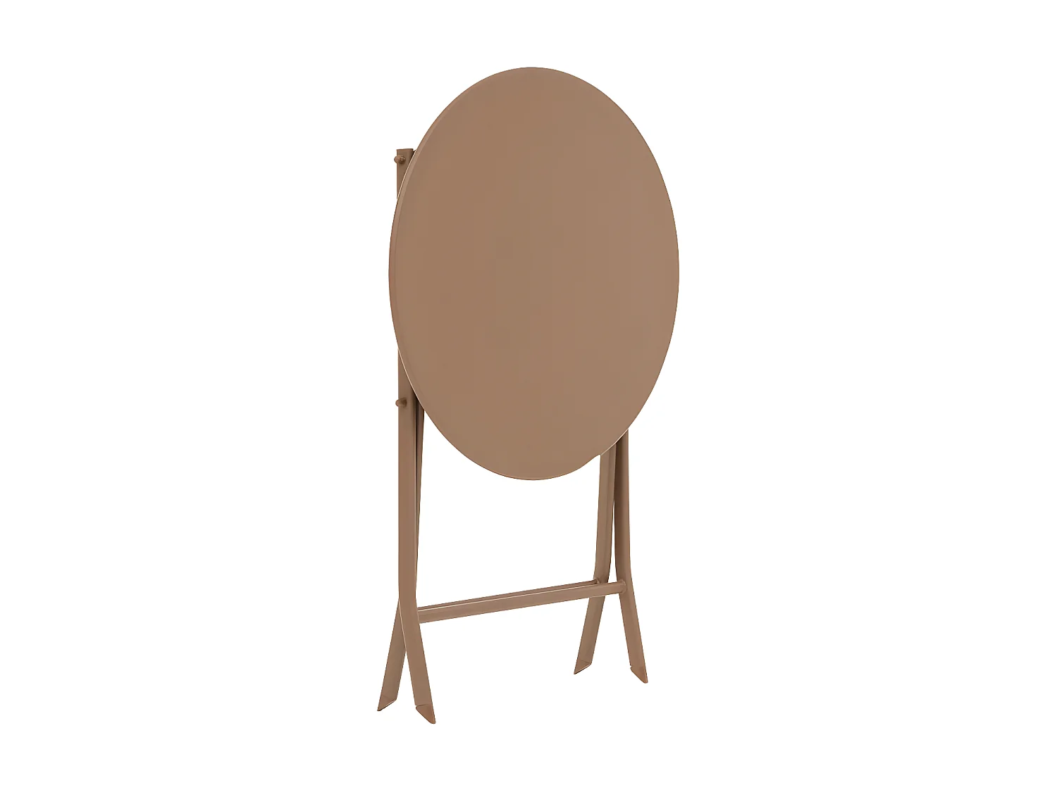 Table ronde pliante Greensboro 2p bronze Hespéride