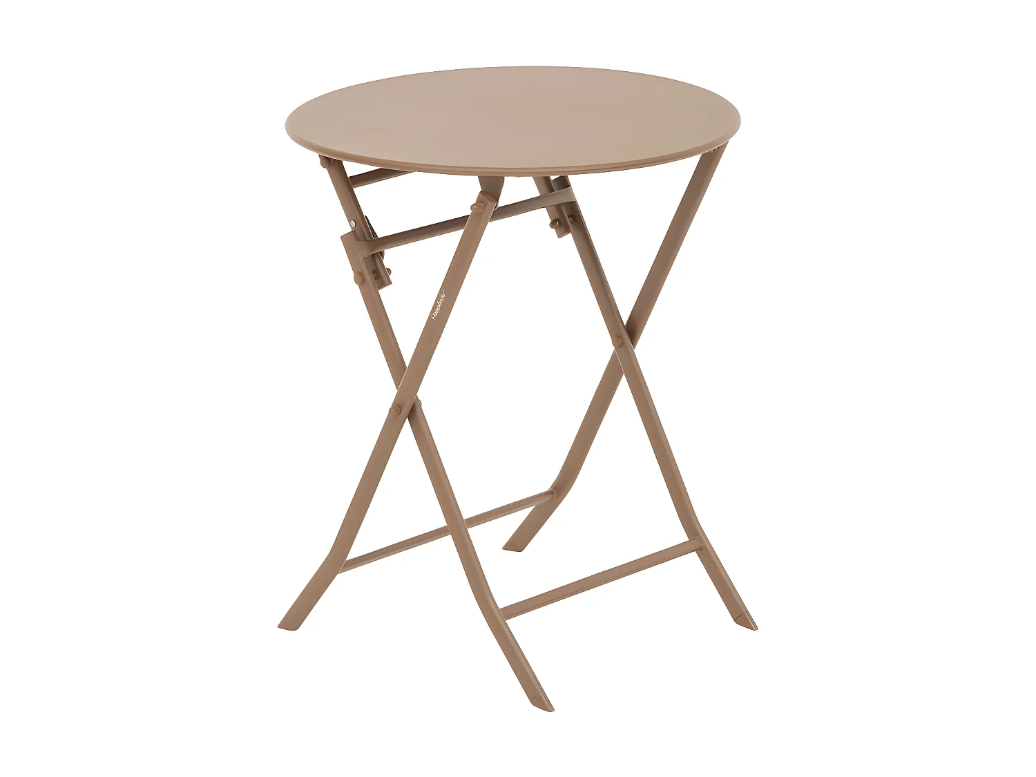 Table ronde pliante Greensboro 2p bronze Hespéride