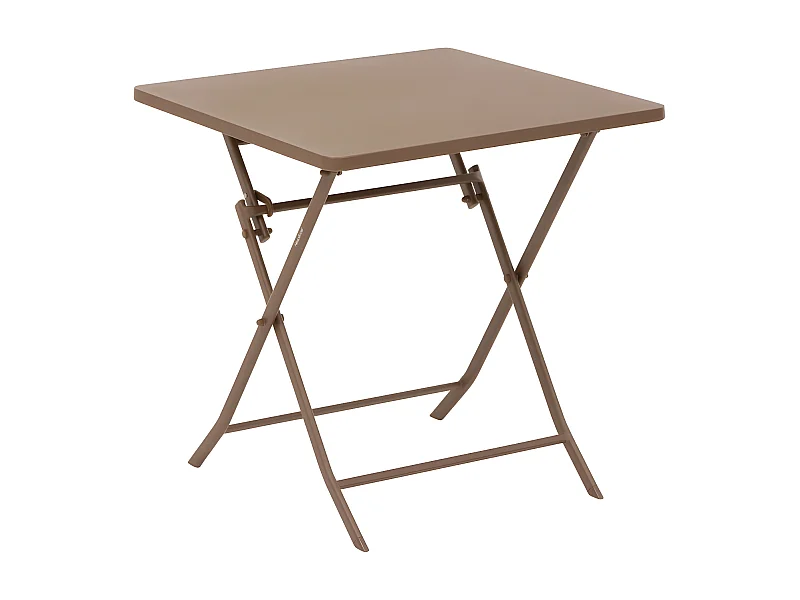 Table carrée pliante Greensboro 2p bronze Hespéride