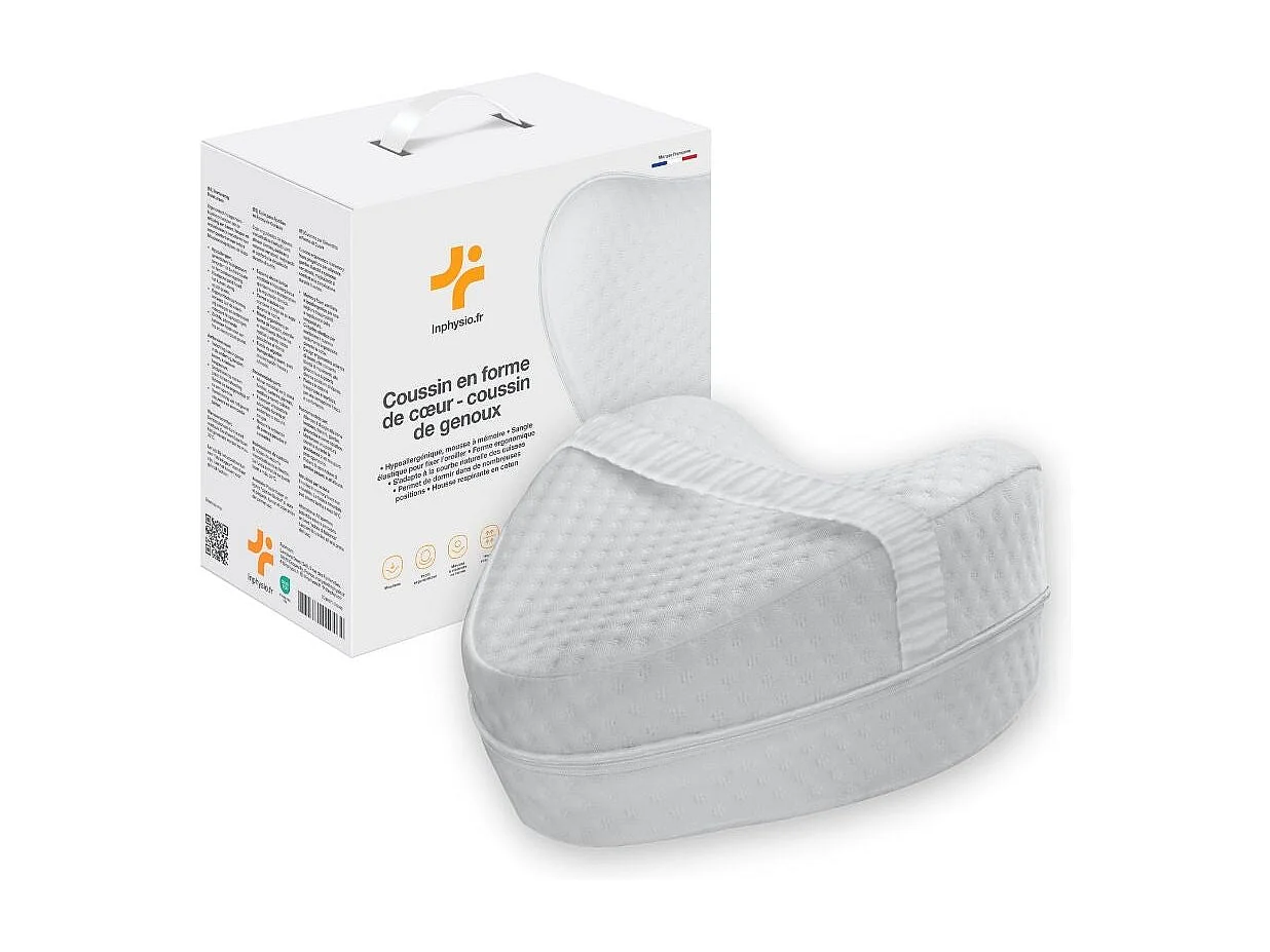 Coussin pour les Genoux en Forme de Cœur - 26x25x16 - INPHYSIO