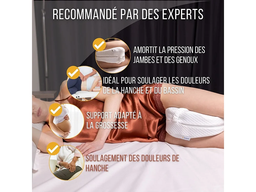 Coussin pour les Genoux en Forme de Cœur - 26x25x16 - INPHYSIO