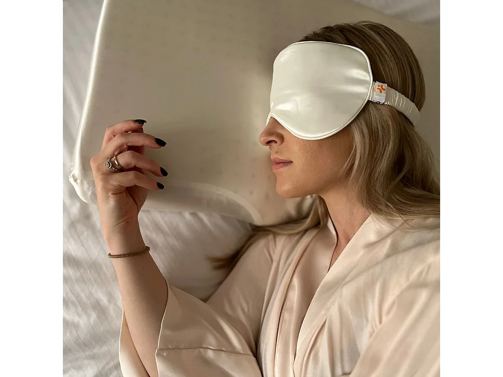 ERGO Ergonomisch Anti-Rimpel Kussen met Zijden Kussensloop - Extra Groot - 65x42x10