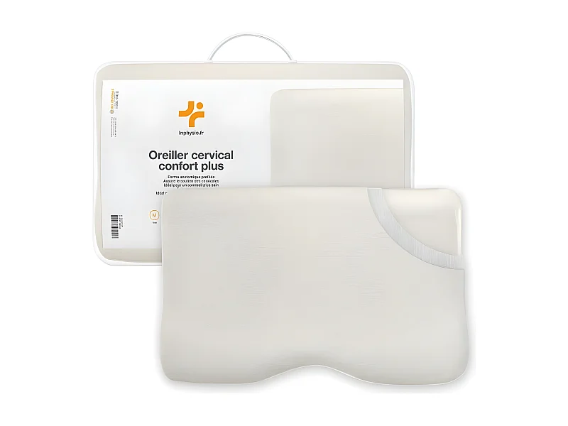 Ergonomisches Zervikalkissen aus Memory-Schaum - 54x33x10 - KOMFORT PLUS