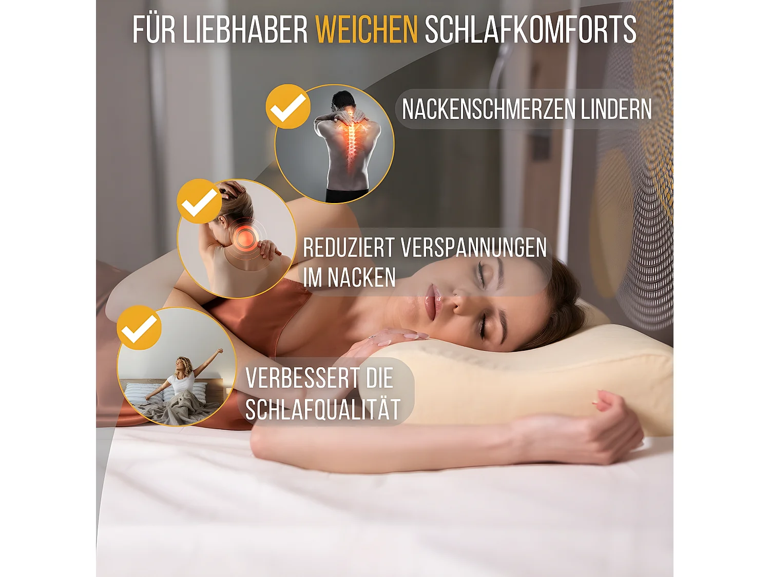 Ergonomisch Cervicaal Kussen van Traagschuim - 54x33x10 - CONFORT PLUS