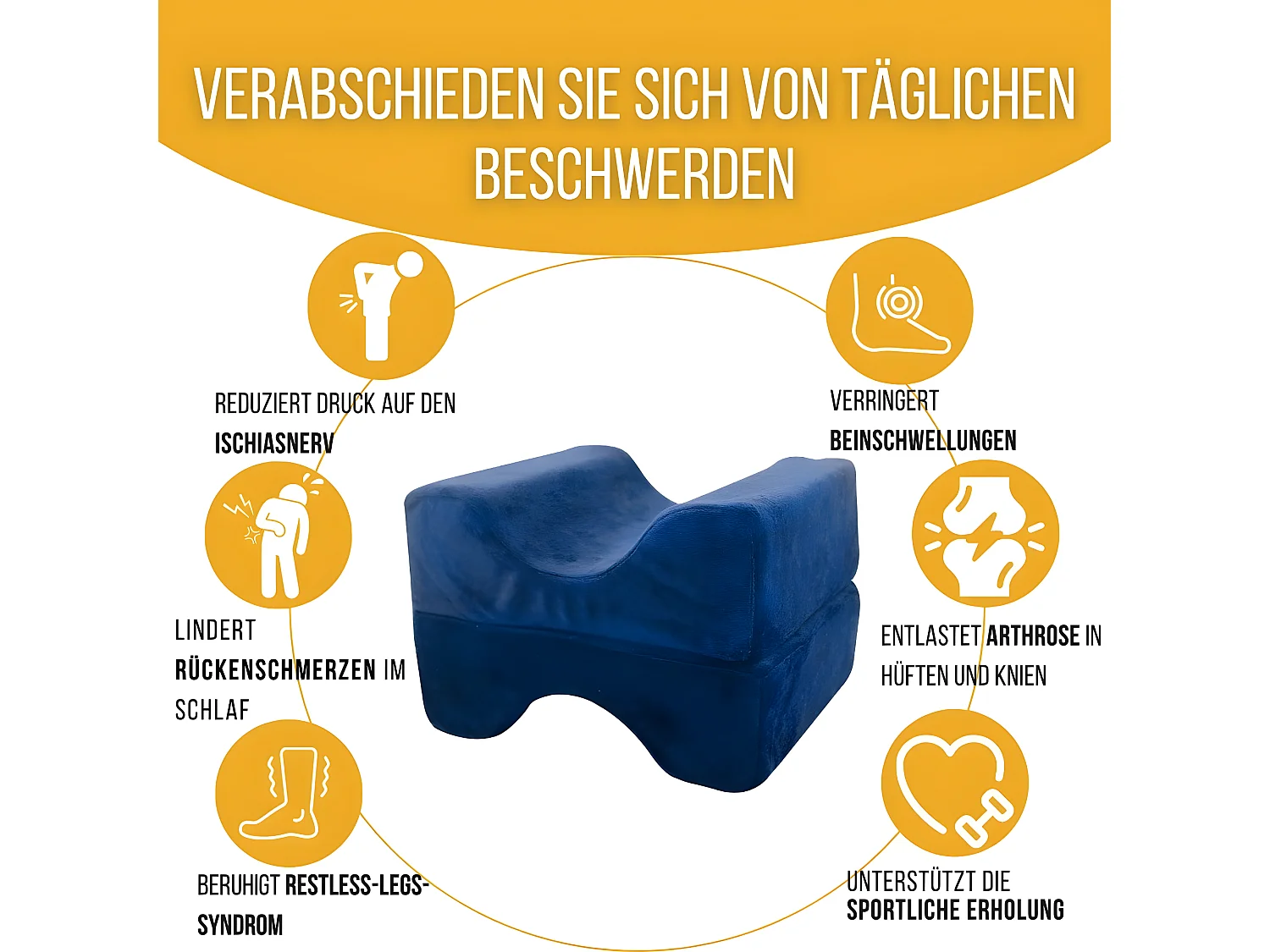 Beinkissen Separierer - 26x25x17 - KNIEKISSEN