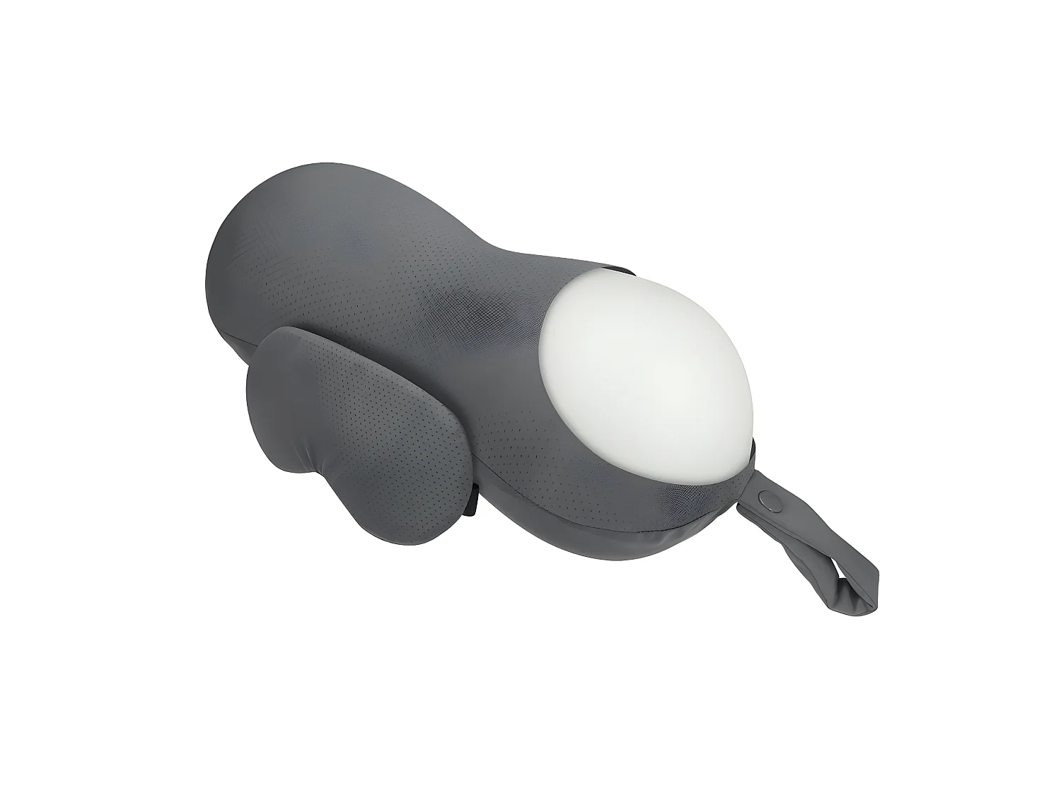 Almohada de Viaje en Forma de Infinito con Máscara para Dormir - 33x13x13 - CONFORTINFINI