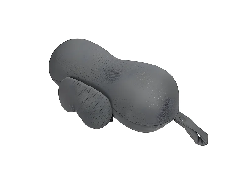 Almofada de Viagem em Forma de Infinito com Máscara de Dormir - 33x13x13 - CONFORTINFINI