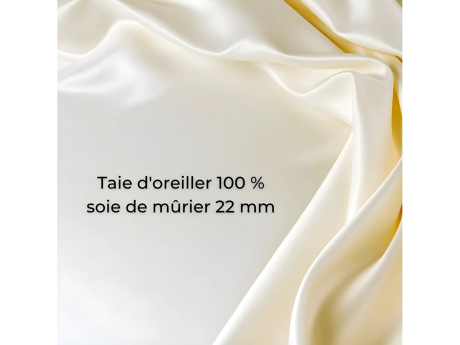 Taie d'Oreiller en 100% Soie 58x37x11 pour Oreiller SOIE DE BEAUTE INPHYSIO