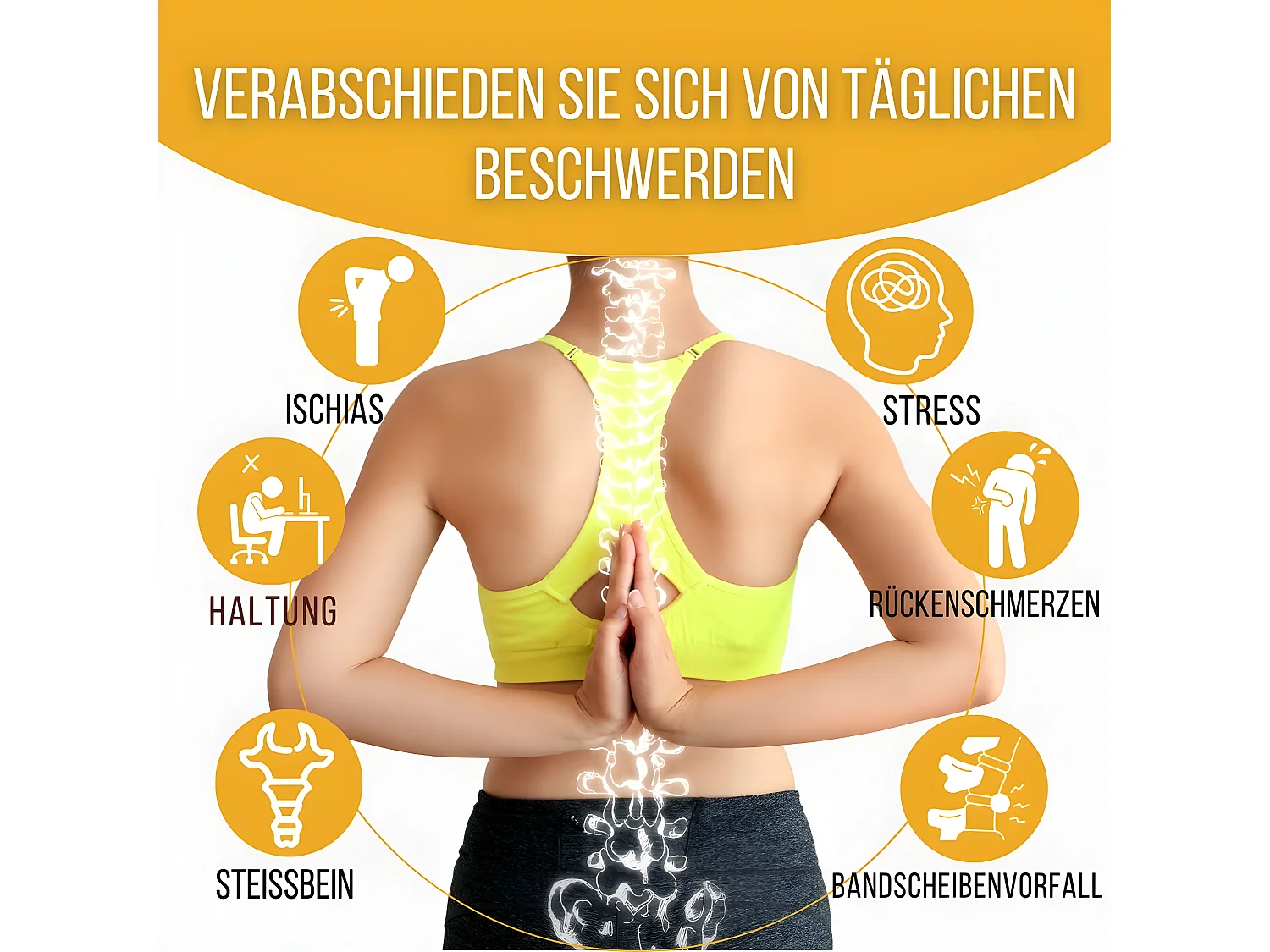 Cuscino Ergonomico a Forma di U per il Coccige - 45x35x7 - CUSCINO GLUTEI