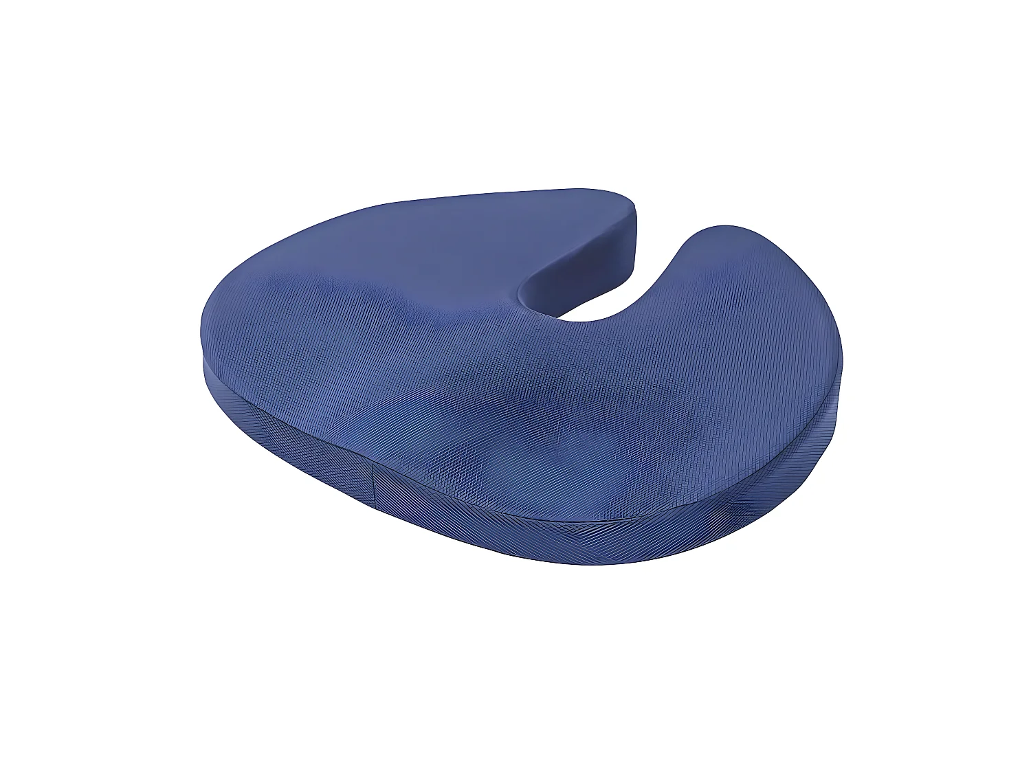 Coussin Ergonomique d'Assise en Forme de U - Charbon de Bambou - 46x37x6 - INPHYSIO