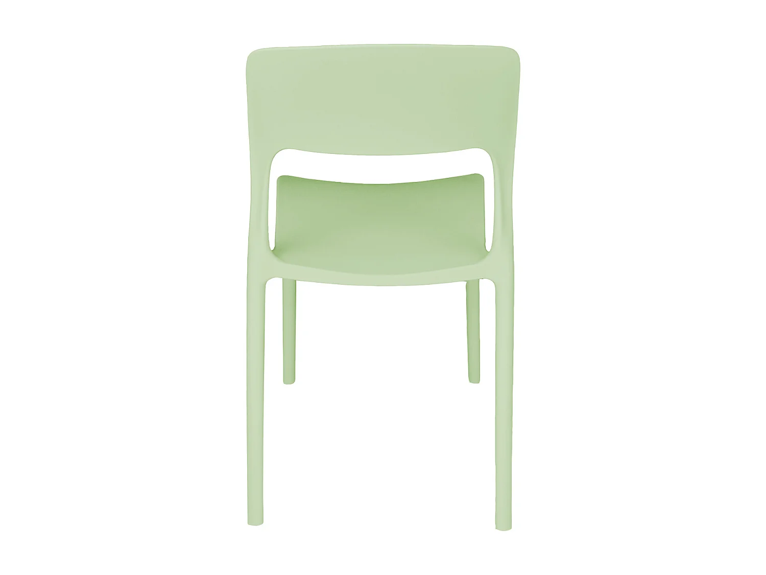 Sedia impilabile in polipropilene verde salvia mod. Maya  (2 Pz.)