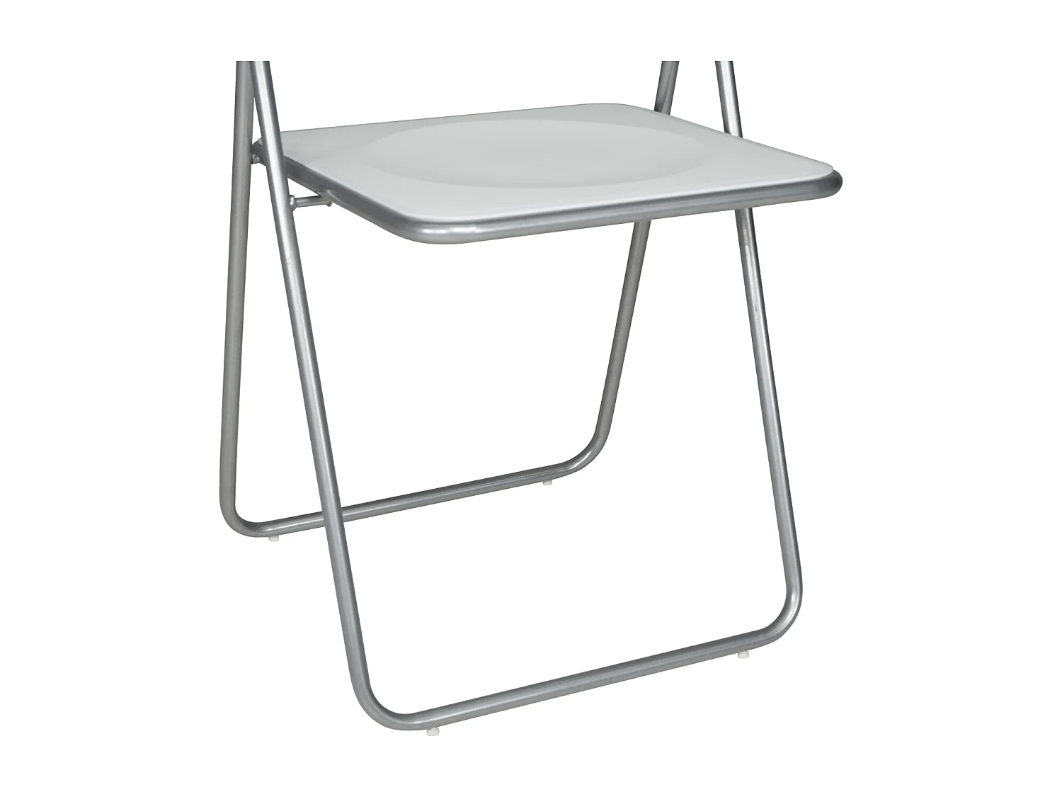 Sedia pieghevole bianca, sedia richiudibile mod. Easy (2pz.)