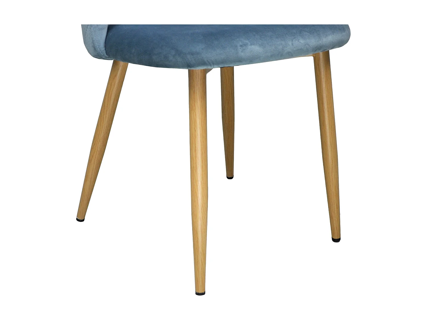 Sedia imbottita in velluto carta da zucchero mod. Sophie (2 pz)