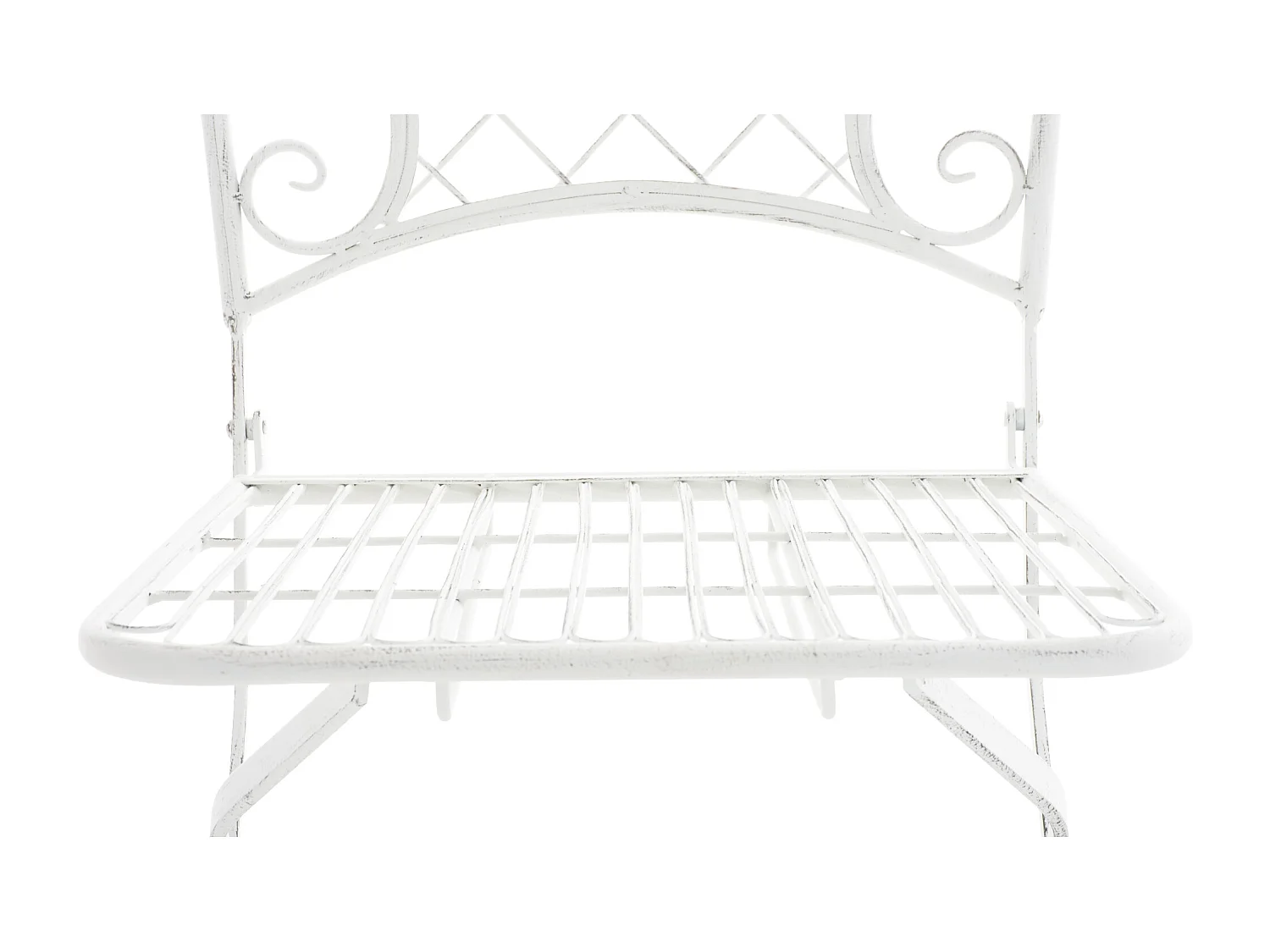 Chaises de jardin - Métal - Blanc - Adelar