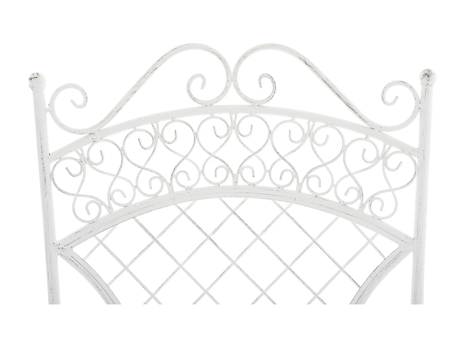 Chaises de jardin - Métal - Blanc - Adelar