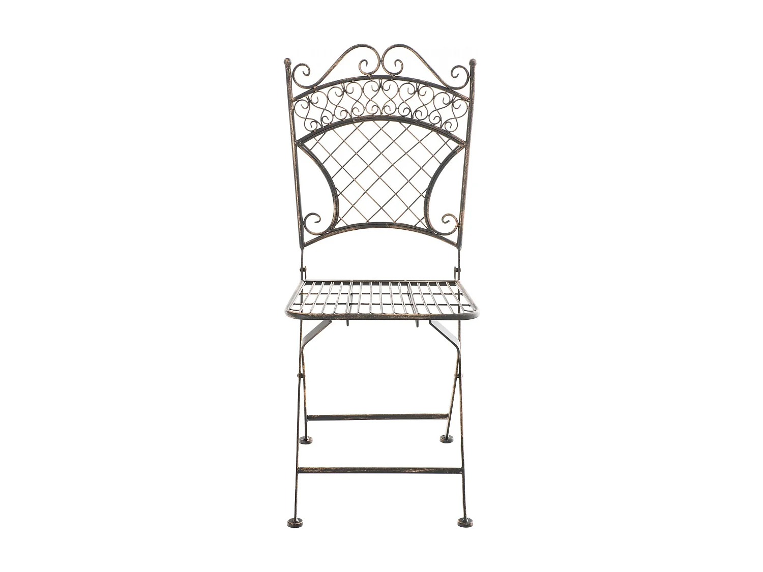 Chaises de jardin - Métal - Bronze - Adelar