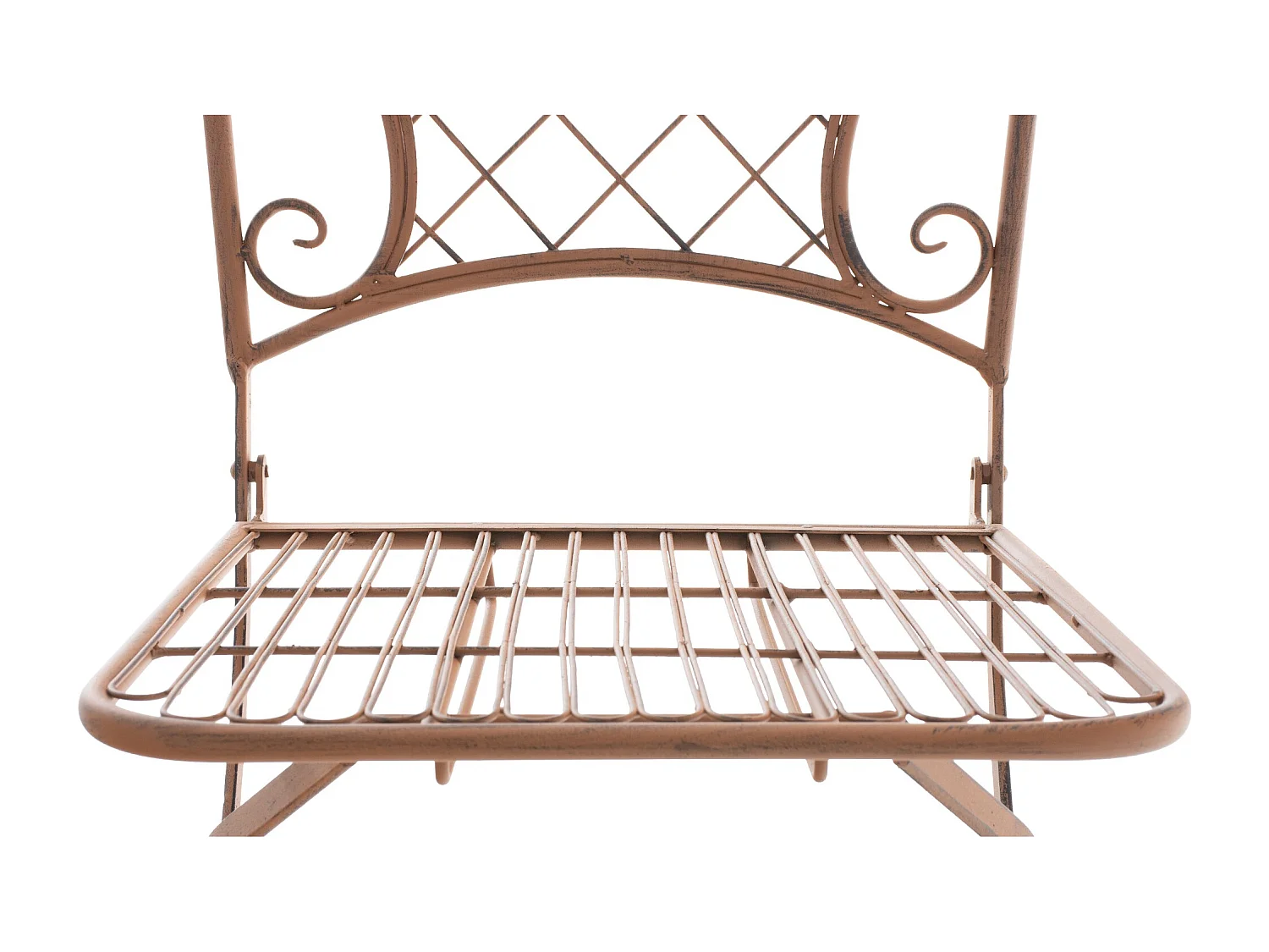 Chaises de jardin - Métal - Marron antique - Adelar