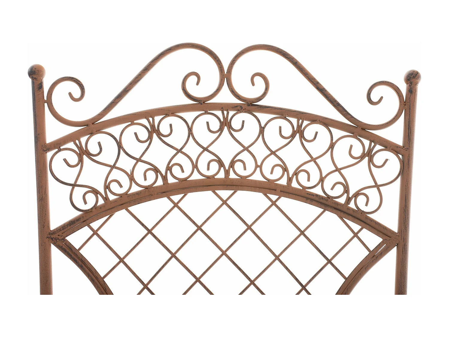 Chaises de jardin - Métal - Marron antique - Adelar