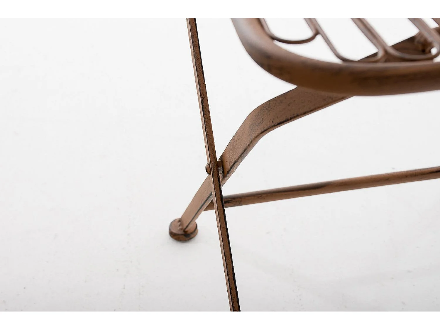 Chaises de jardin - Métal - Marron antique - Adelar