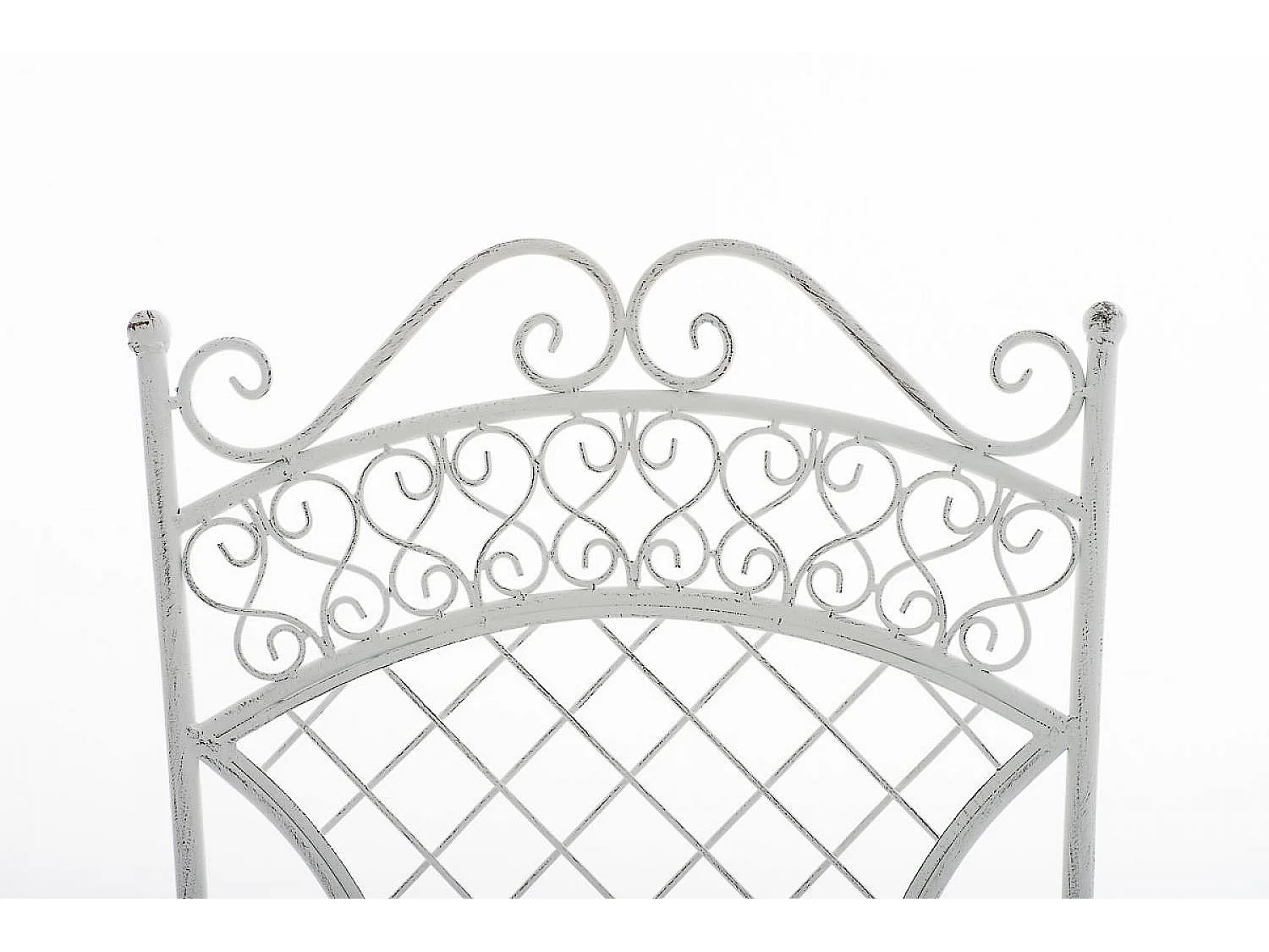 Chaises de jardin - Métal & Métal - Blanc antique - Adelar