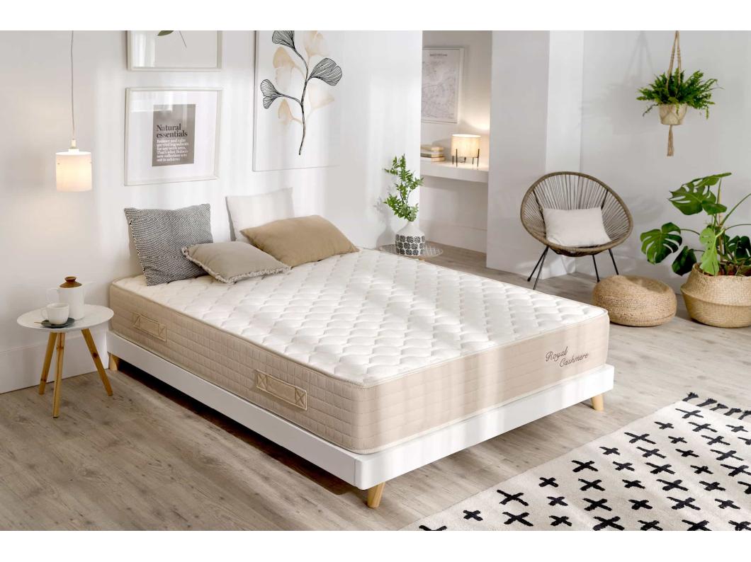 Royal Cashmere Visco-elastisch Matras, 30cm, 90x200 cm -Moonia