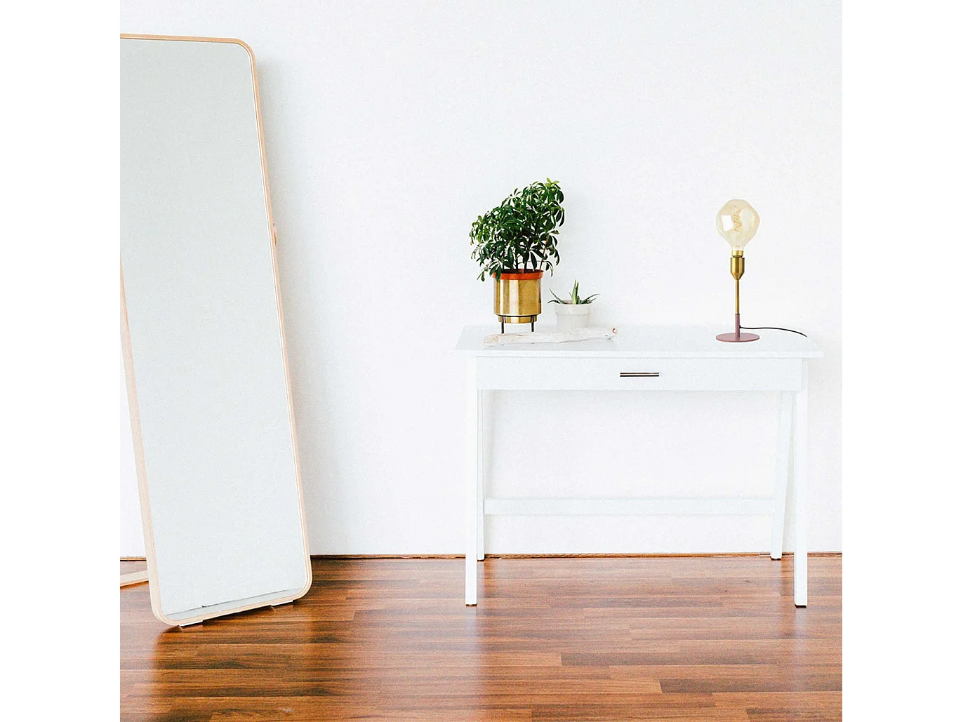 C-Création - Pied de lampe à poser en métal - Petit modèle - TIKY - Rose