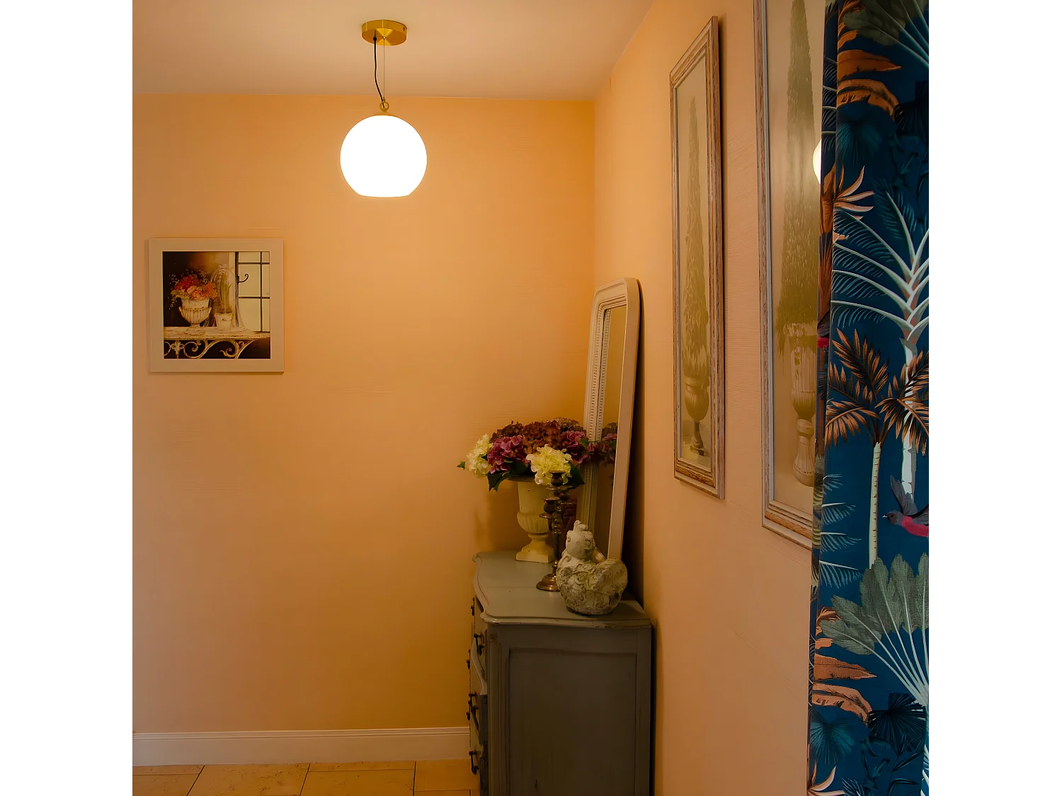 C-Création - Suspension en verre et métal - BIRDY