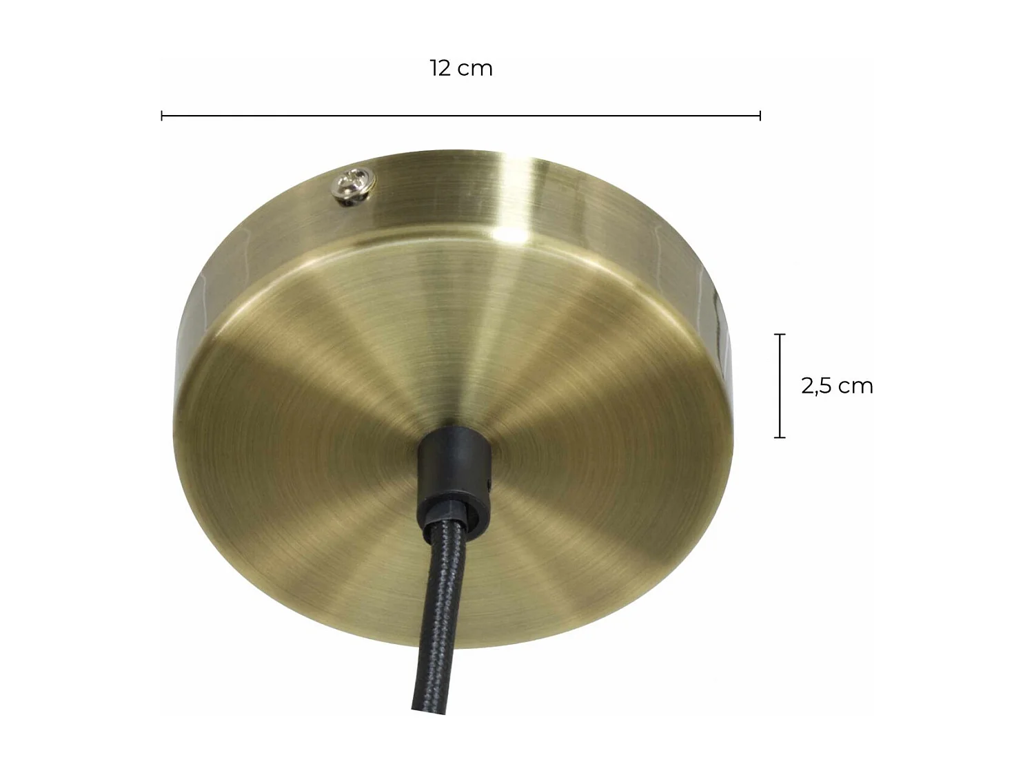 C-Création - Suspension en verre strié - CHALLE MM