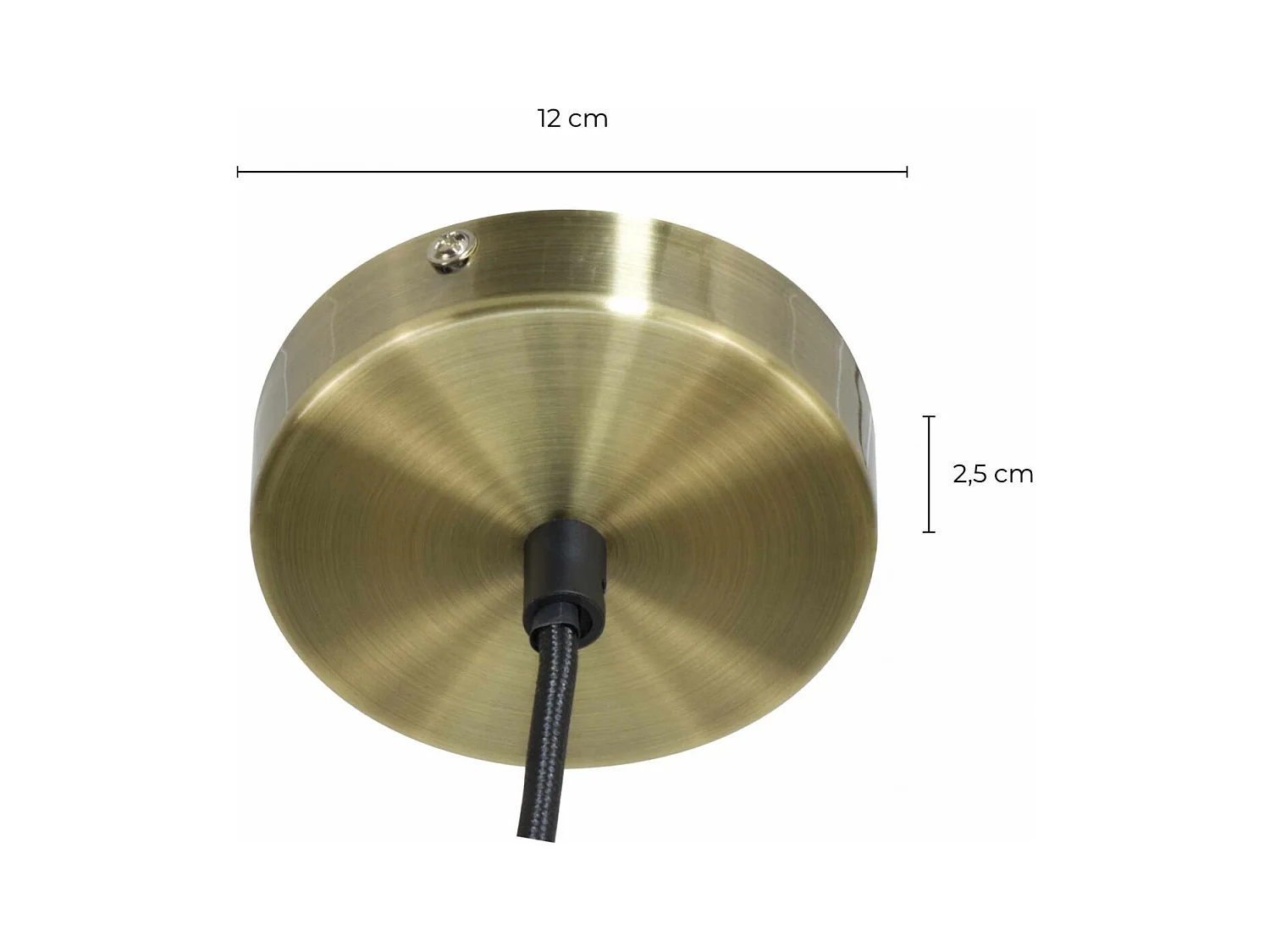 C-Création - Suspension en verre strié - CHALLE MM