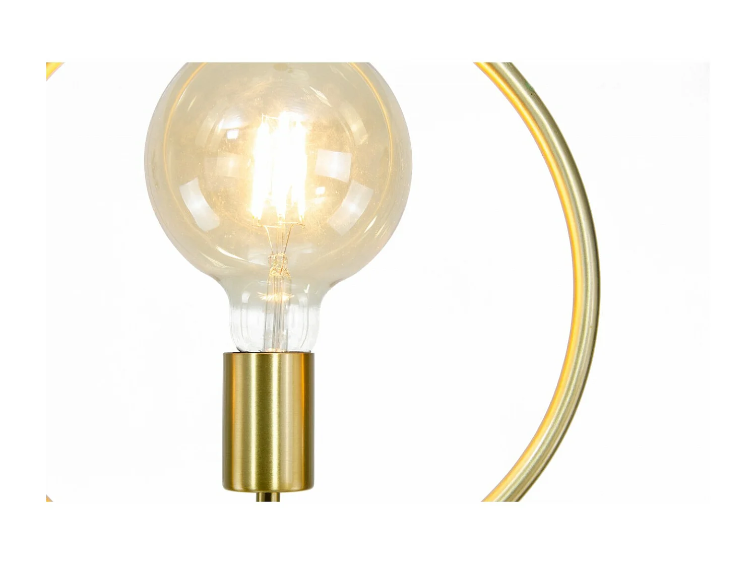 C-Création - Lampadaire en métal et marbre - LEEDS