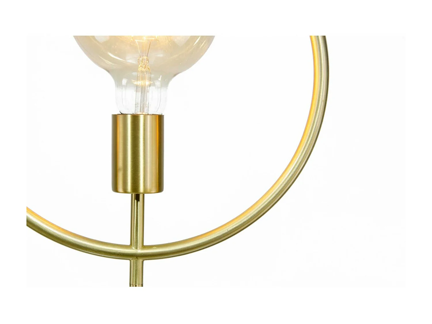 C-Création - Lampadaire en métal et marbre - LEEDS