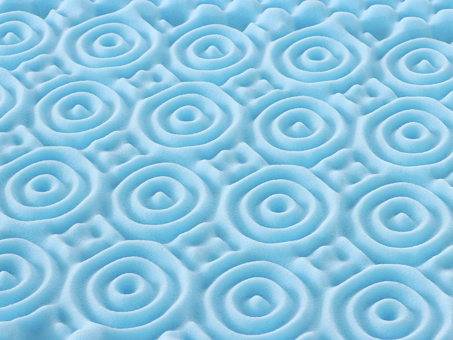 Surmatelas 180 x 200 cm mémoire de forme 7 zones rafraîchissant ép.5cm - VENARI de YSMÉE