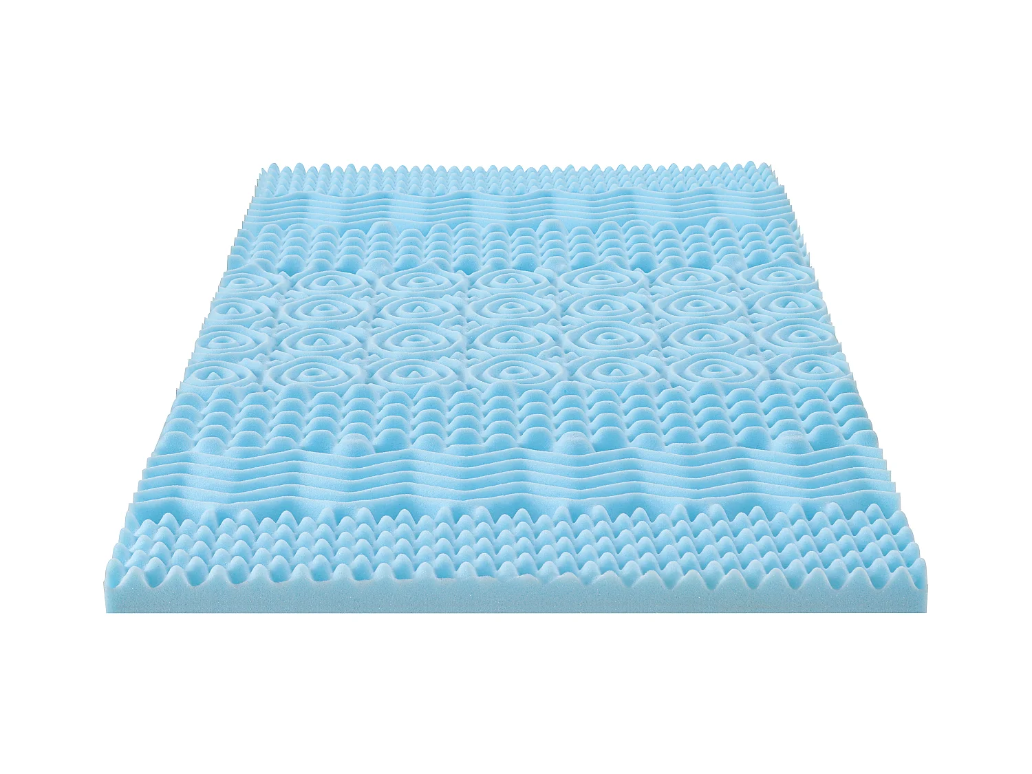 Topmadras 180 x 200 cm memoryskum 7 zoner kølende 5 cm tykkelse - VENARI fra YSMÉE