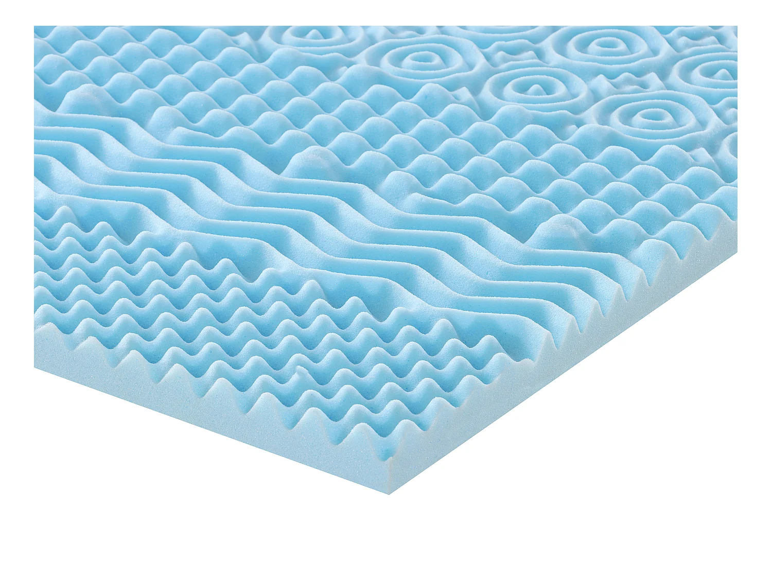 Topmadras 180 x 200 cm memoryskum 7 zoner kølende 5 cm tykkelse - VENARI fra YSMÉE