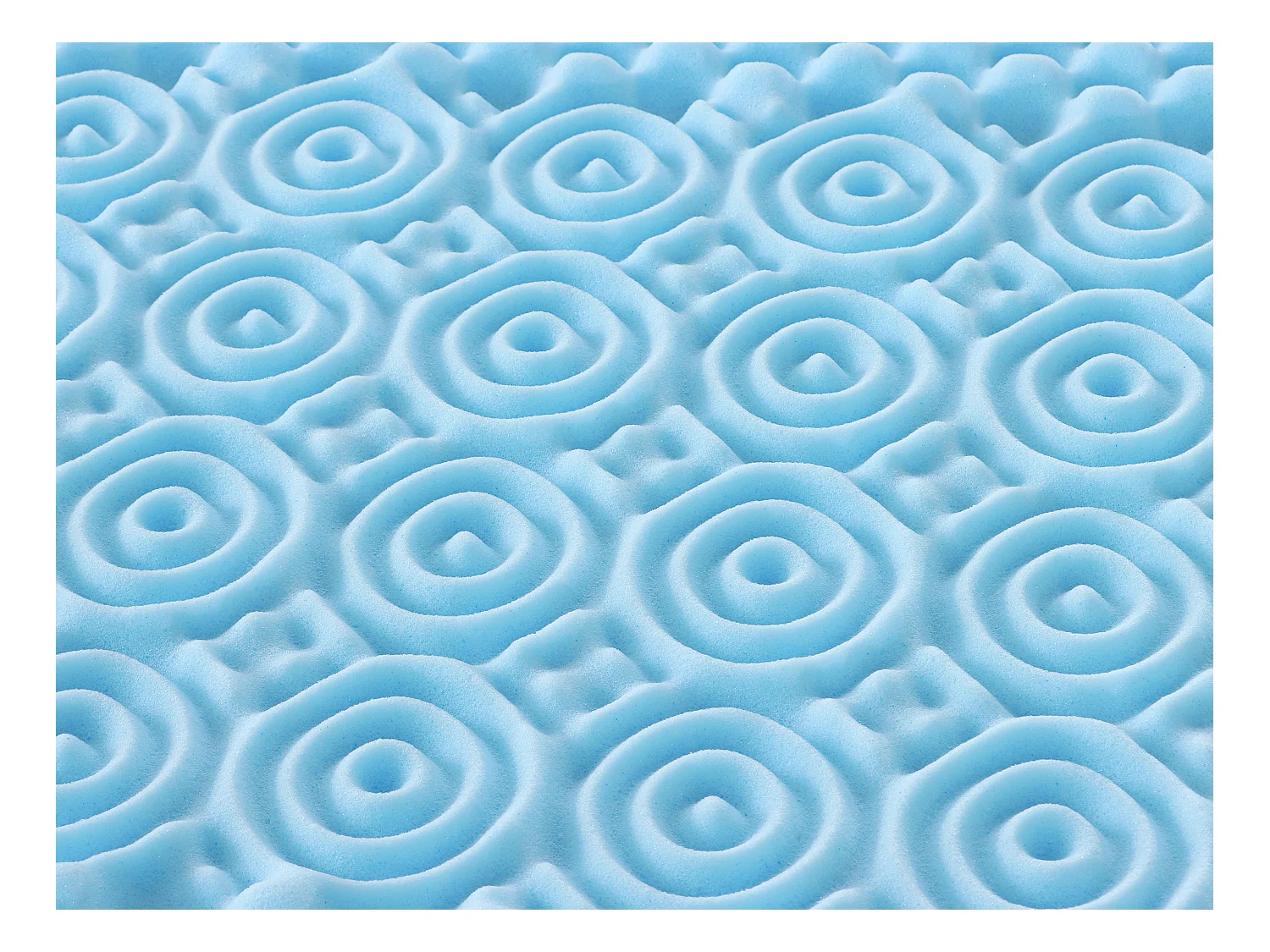 Topmadras 180 x 200 cm memoryskum 7 zoner kølende 5 cm tykkelse - VENARI fra YSMÉE