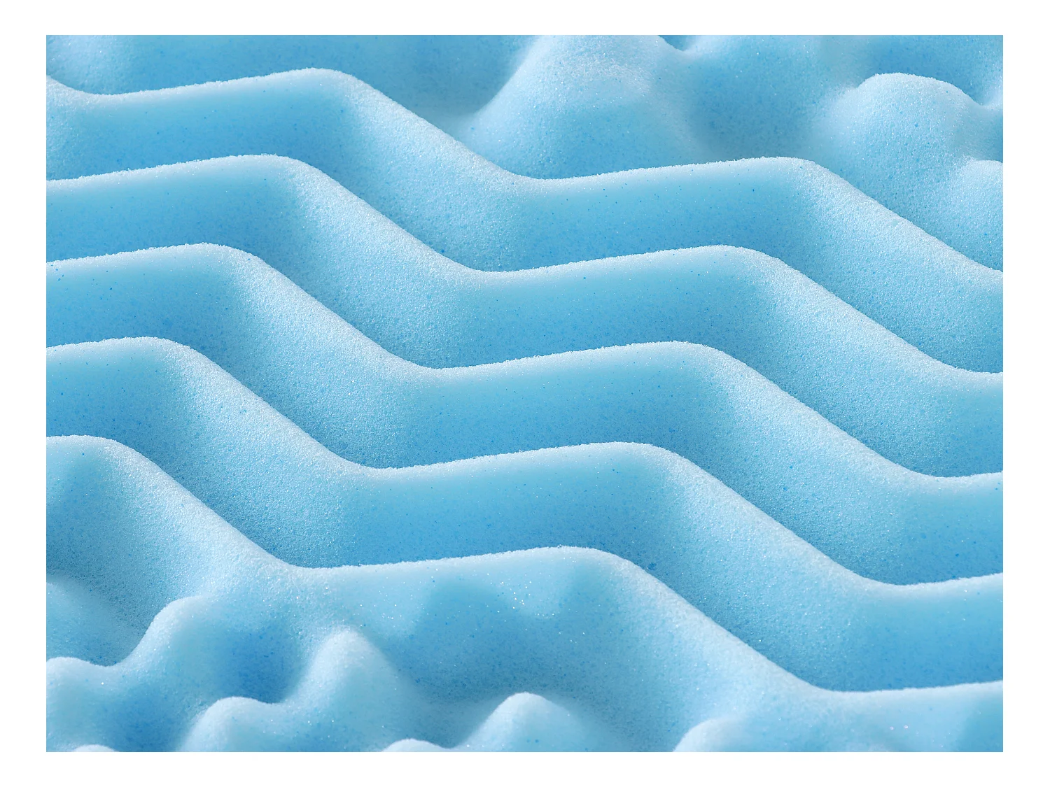 Topmadras 180 x 200 cm memoryskum 7 zoner kølende 5 cm tykkelse - VENARI fra YSMÉE