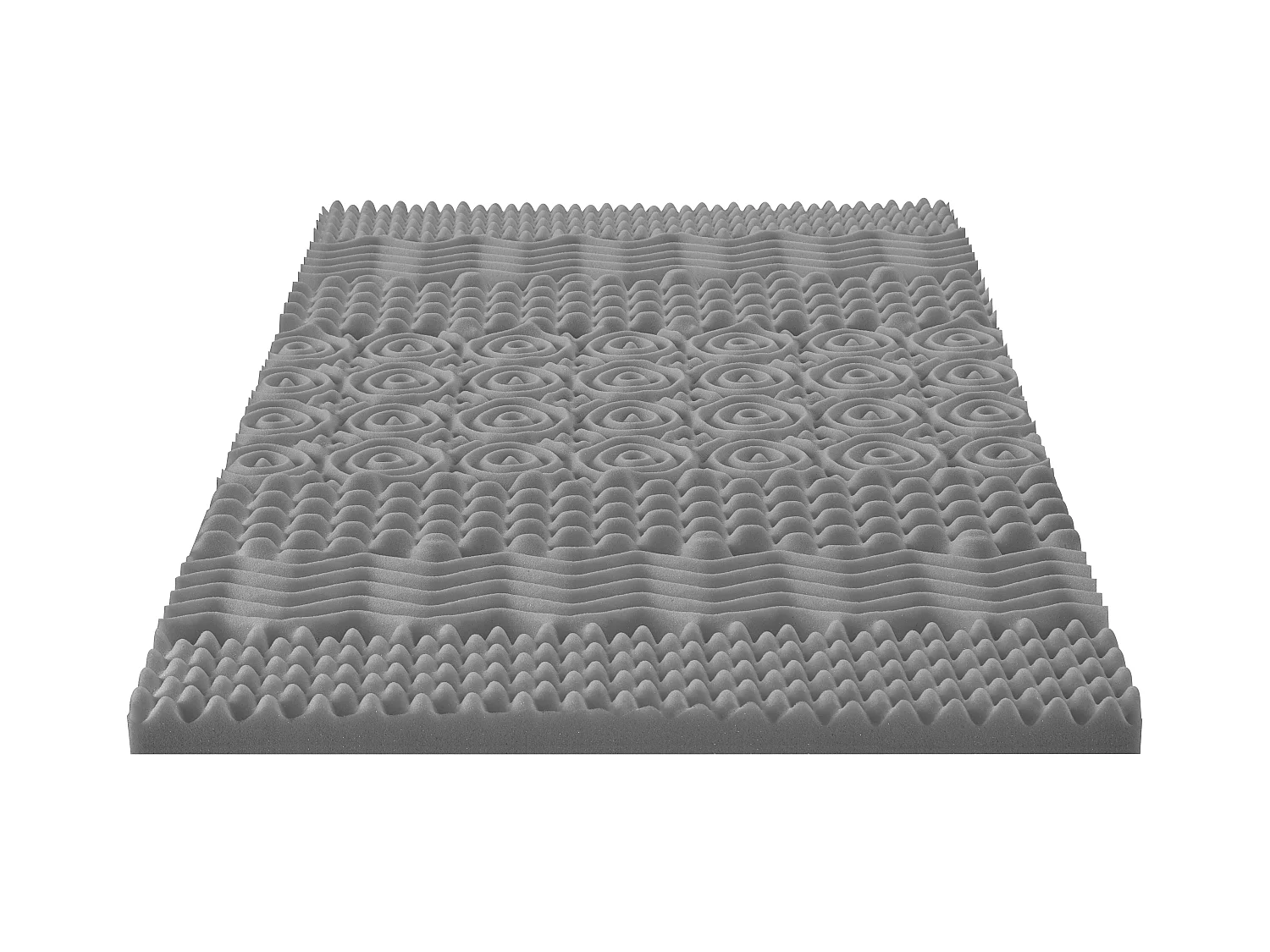 Topper de 140 x 190 con memoria de forma y carbón purificante de 5 cm - NISIDA de NATUREA